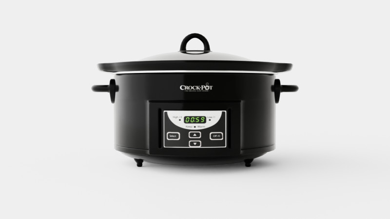 Slowcooker Timer 3D मॉडल .c4d .max .obj .3ds .fbx .stl .blend 
