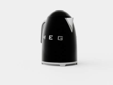 Retro Kettle Black 3D मॉडल