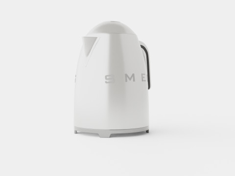 Retro Kettle Chrome Model 3D