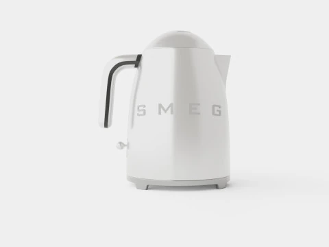 Retro Kettle Chrome 3D Model