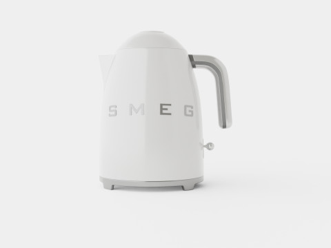 Retro Kettle White 3D Model