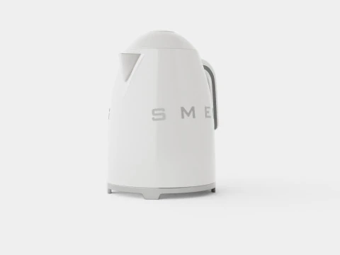 Retro Kettle White 3D Model