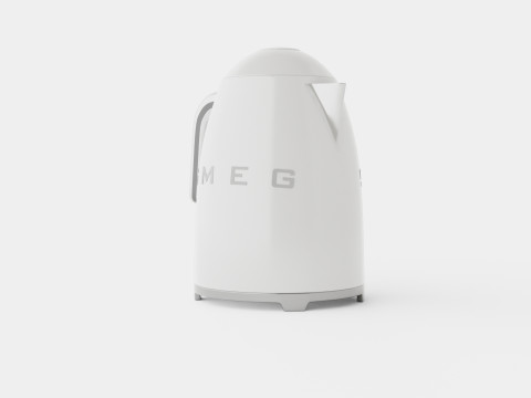 Retro Kettle White Modelo 3D