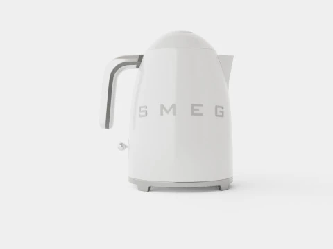 Retro Kettle White 3D Model