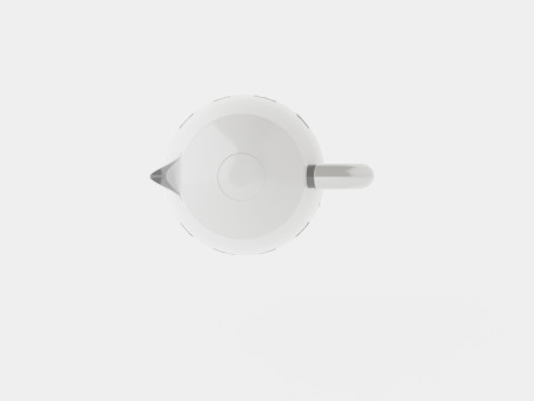 Retro Kettle White Modelo 3D