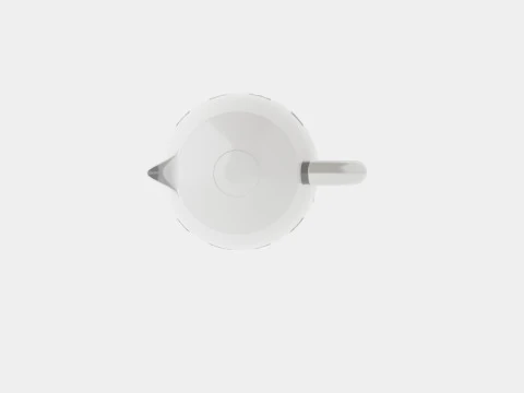 Retro Kettle White 3D Model