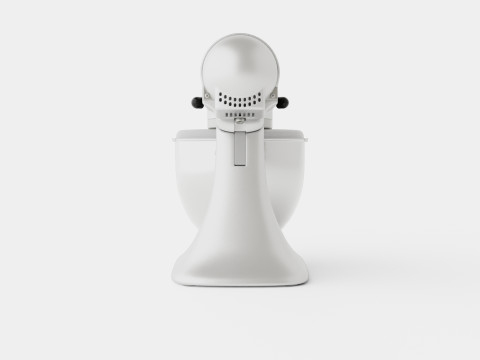 Artisan Mixer Brushed nickel Model 3D