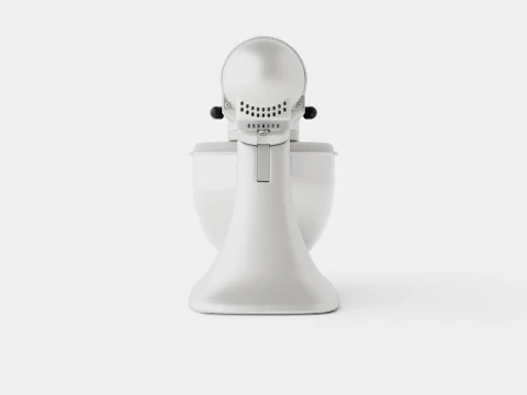 Artisan Mixer Brushed nickel 3D Model