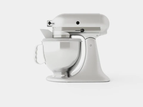 Artisan Mixer Brushed nickel 3D Model