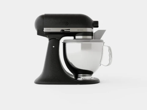 Стеклянная чаша Artisan Mixer Frost 3D Модель