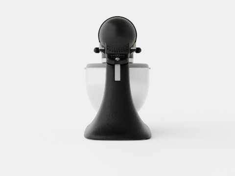 Artisan Mixer glass bowl Frost 3D Model