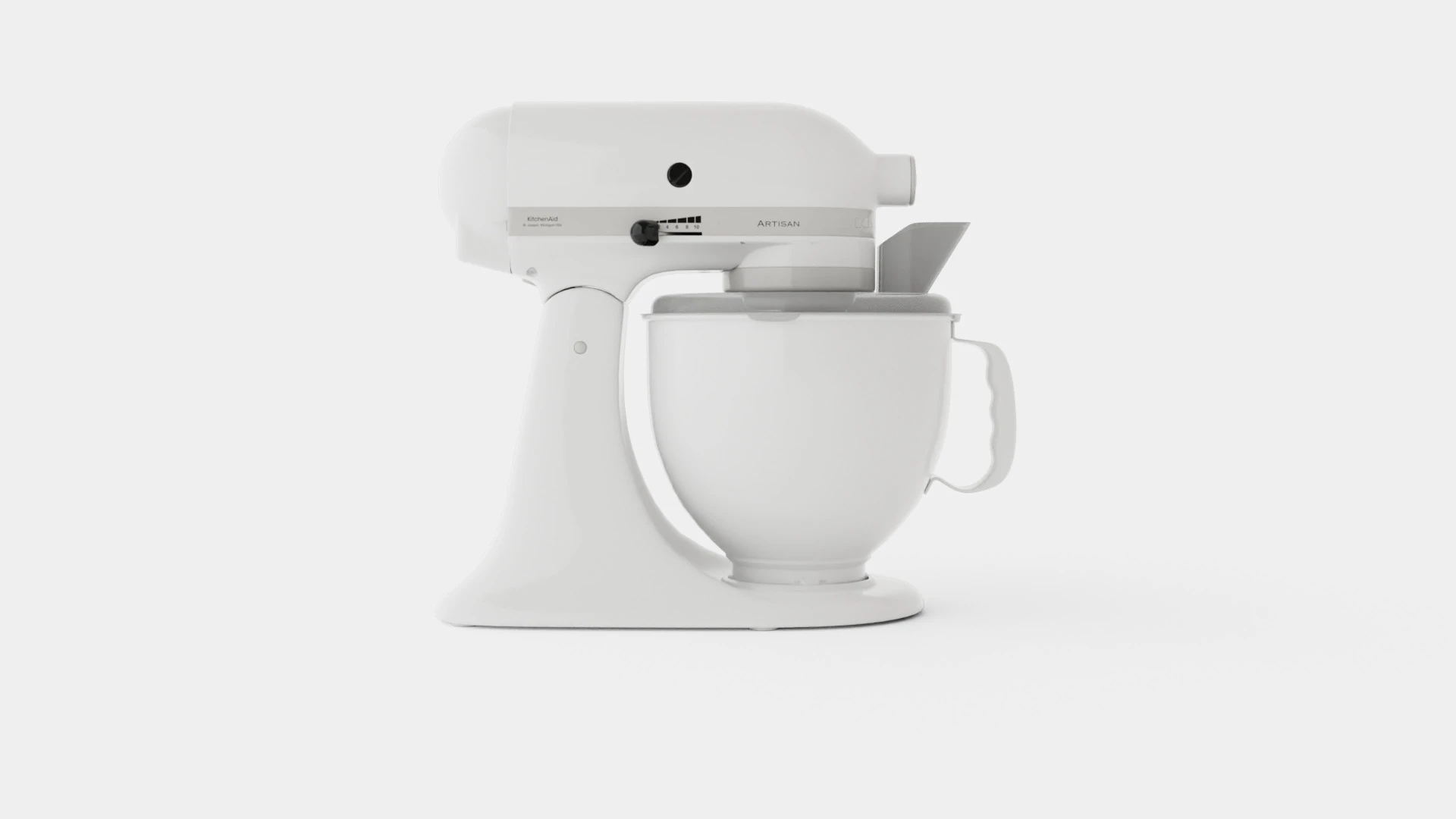 Artisan Mixer Lava 3D Model .c4d .max .obj .3ds .fbx .stl .blend 