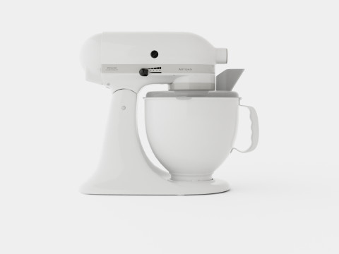 Artisan Mixer Lava 3D 모델