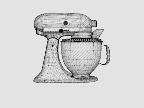 Artisan Mixer Lava Modelo 3D