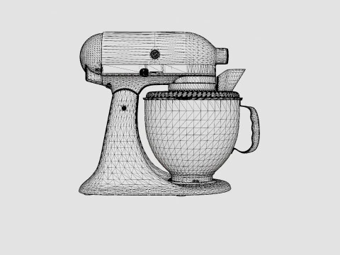 Artisan Mixer Lava 3D Model