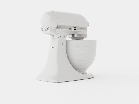 Artisan Mixer White 3D 모델
