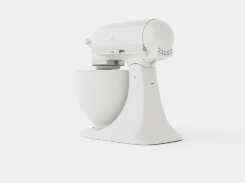 Artisan Mixer White 3D Model