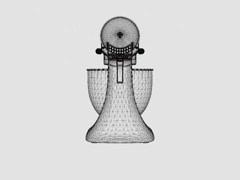 Artisan Mixer White 3D Model