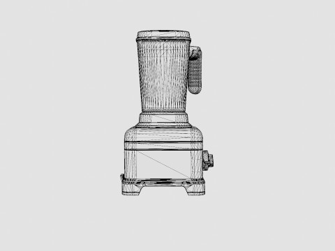 Artisan Power Plus blender Lava Model 3D