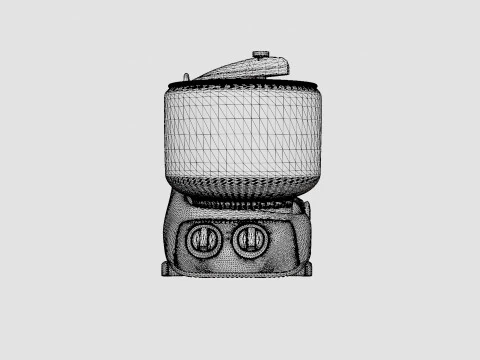 Assistent Original White 3D Model