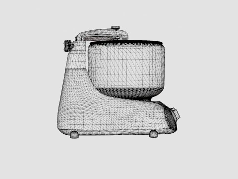 Assistent Original White 3D Model