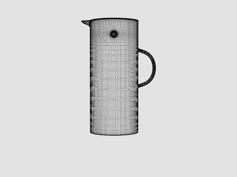 Classic Thermos Black 3D Model