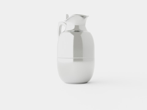 Juwel Thermos Chromed Modelo 3D