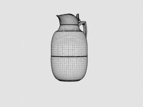 Juwel Thermos Chromed Modelo 3D