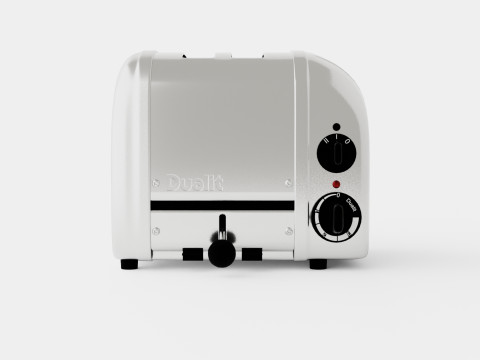 Classic Toaster 2 slices Stainless steel 3D 模型