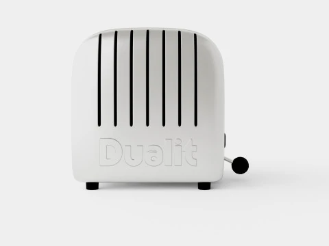Classic Toaster 2 slices Stainless steel 3D Model