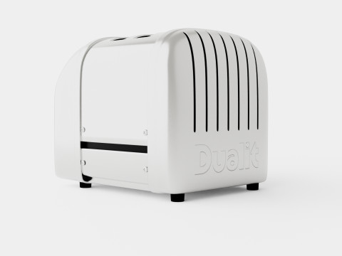 Classic Toaster 2 slices Stainless steel 3D 模型