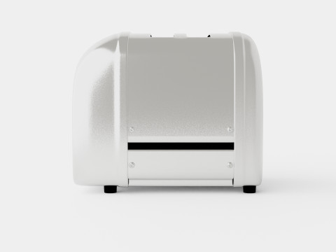 Classic Toaster 2 slices Stainless steel 3D 模型
