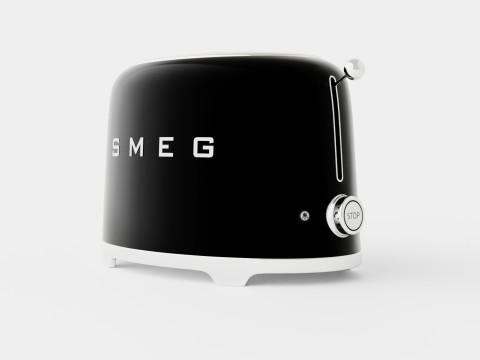 Retro Toaster 2 slices Black 3D Model