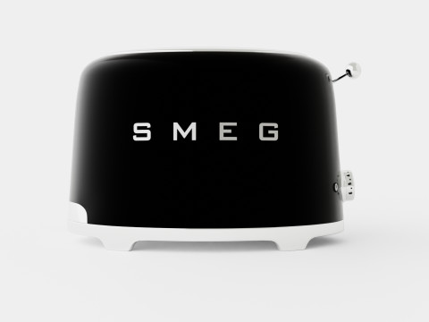 Retro Toaster 2 slices Black Modelo 3D