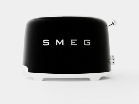 Retro Toaster 2 slices Black 3D Model