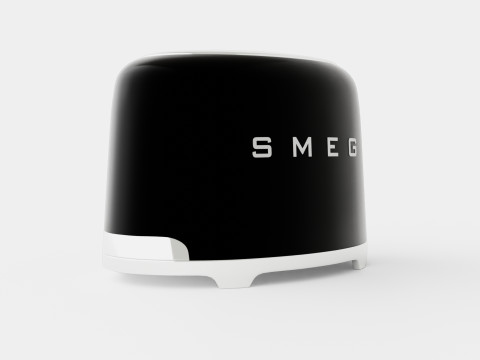 Retro Toaster 2 slices Black Modelo 3D