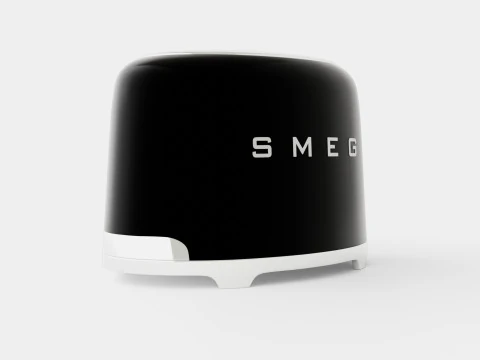 Retro Toaster 2 slices Black 3D Model