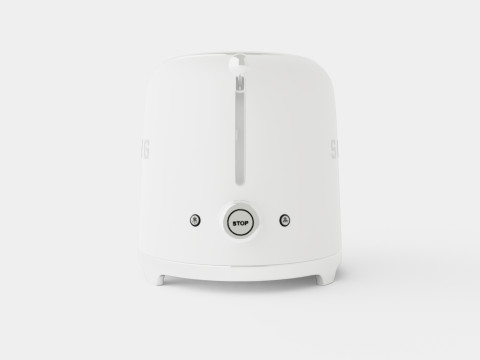 Retro Toaster 2 slices White 3D Model