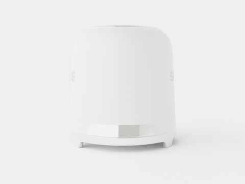 Retro Toaster 2 slices White 3D Model