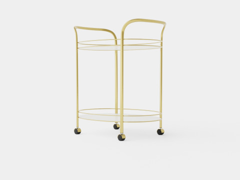 Christine Serving trolley 3D Model