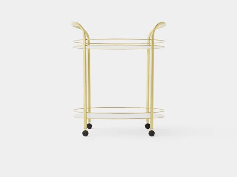 Christine Serving trolley 3D Model
