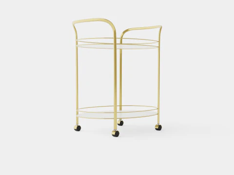 Christine Serving trolley 3D Model