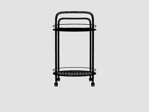 Christine Serving trolley Modelo 3D