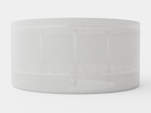 Ang Vase large Silver 3D Model