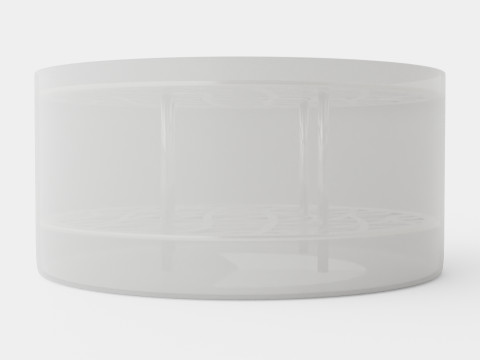 Ang Vase large Silver Model 3D