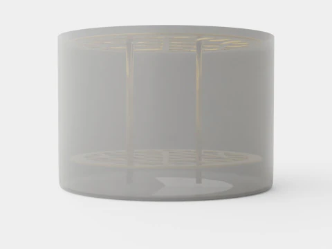 Ang Vase small Brass 3D Model