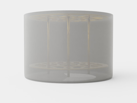 Ang Vase small Brass Modèle 3D