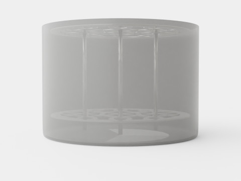 Ang Vase small Silver 3D 模型