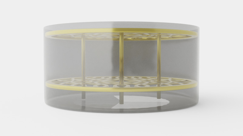 Vase Ang large Brass Model 3D .c4d .max .obj .3ds .fbx .stl .blend 