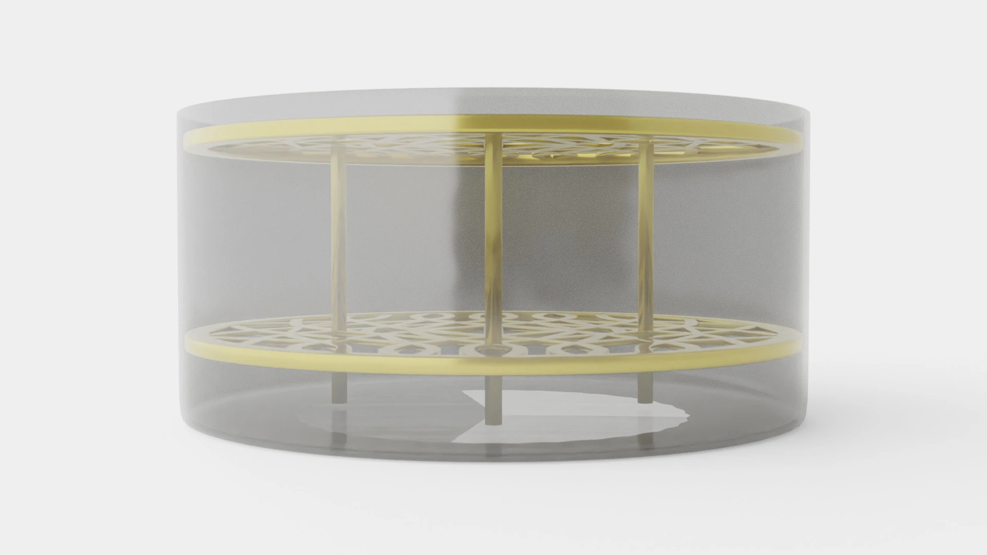 Vase Ang large Brass 3D Model .c4d .max .obj .3ds .fbx .stl .blend 